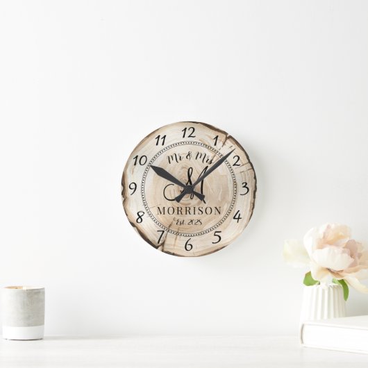 Rustige Persoonlijke Trouw Huwelijk Ronde Klok (Huis)