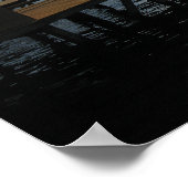 Rustige pier bij zonsondergang poster (Hoek)