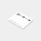 Rustige Pijl - Aangepaste tickdesk Opmerking Post-it® Notes (Schuin)