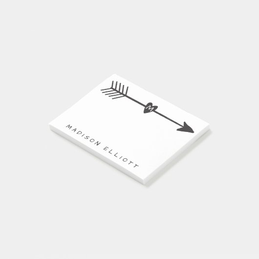 Rustige Pijl - Aangepaste tickdesk Opmerking Post-it® Notes (Schuin)