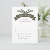 Rustige Pine Naaldreactiekaart Kaart (Staand voorkant)