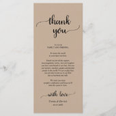 Rustige plaats instelling binnenpartij bedankt kaa programma (Voorkant)