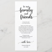 Rustige plaats instelling binnenpartij bedankt kaa programma (Voorkant)