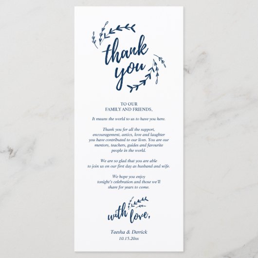 Rustige plaats instelling binnenpartij bedankt kaa programma (Voorkant)