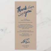 Rustige plaats instelling binnenpartij bedankt kaa programma (Voorkant)