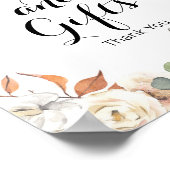 Rustige pompoen Waterverf Kaarten en cadeaubonbord Poster (Hoek)