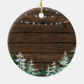 Rustige Pop Pop kerstversiering grootouder Keramisch Ornament (Achterkant)