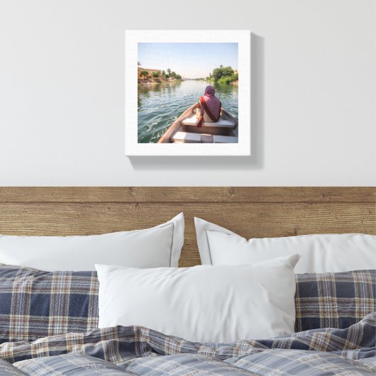 Rustige reis over de Nijl Canvas Afdruk (Insitu (Slaapkamer))