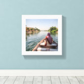 Rustige reis over de Nijl Canvas Afdruk (Insitu (Houten vloer))