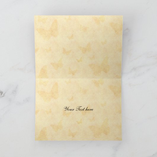 Rustige, retrobanner en botervliegen kaart (Binnen)