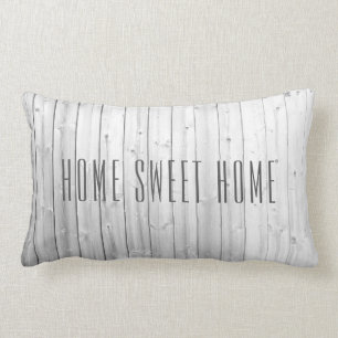 Rustige rillingen patroon Thuis Sweet Home Kussen