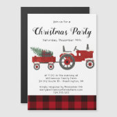 Rustige rode buffel met kerstfeest in het Rustige  (Voorkant / Achterkant)