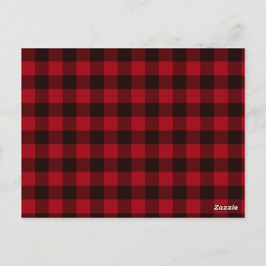 Rustige rode buffel met kerstfeest in het Rustige  Briefkaart (Achterkant)