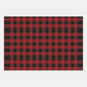 Rustige rode zwarte buffel met los inpakpapier vel (Voorkant 2)