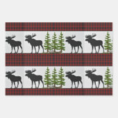 Rustige rode zwarte buffel met los inpakpapier vel (Voorkant)