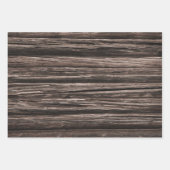 Rustige Rood Poinsettias Pine Needles Kerstmis Inpakpapier Vel (Voorkant 3)