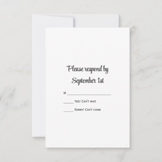 Rustige Rozen Boots Westerne bruiloft Waterverf RSVP Kaartje (Achterkant)