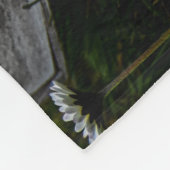 Rustige Rozen, bruiloft, Jubileum Fleece Deken (Hoek)