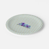 Rustige Rozen Wedding Suite Reception Party Papieren Bordje (Gekanteld)