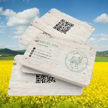 Rustige Schapenboerderij LOGO QR Code Groen