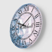 Rustige  scheepsmonogram grote klok (Hoek)