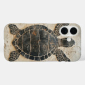Rustige schildpad reis Case-Mate iPhone case (Achterkant (horizontaal))