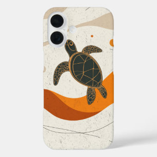 Rustige schildpad reis iPhone 16 hoesje
