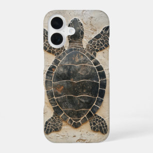 Rustige schildpad reis iPhone 16 hoesje