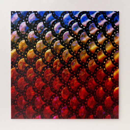 Rustige Schubben van de Zeemeermin   Legpuzzel (Horizontaal)