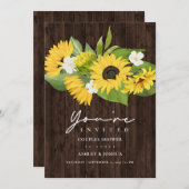 Rustige soonbloem Bouquet Wedding Couples Shower Kaart (Voorkant / Achterkant)