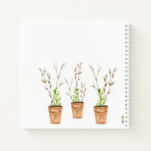 Rustige, speciaal voor de boerderij bestemde Water Notitieboek (Achterkant)