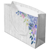 Rustige, speciaal voor Waterverf Paarse hydrangeas Groot Cadeauzakje (Achterkant Gekanteld)