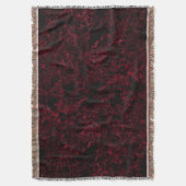 Rustige sponsachtige rode achtergrond deken (Voorkant Verticaal)