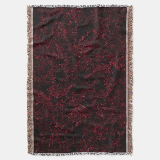 Rustige sponsachtige rode achtergrond deken (Voorkant Verticaal)