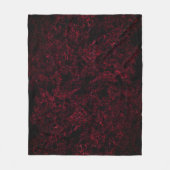 Rustige sponsachtige rode achtergrond fleece deken (Voorkant)