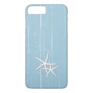 Rustige Starfish Mint Blue Beach Theme iPhone 8 Plus / 7 Plus Hoesje