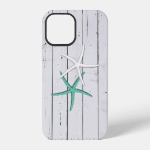 Rustige Starfish Weathered Wood iPhone 12 Hoesje