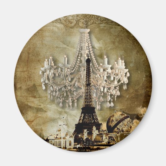 rustige steampunk kroonkandelaarster magneet (Voorkant)