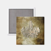 rustige steampunk kroonkandelaarster magneet (Voorkant / Achterkant)