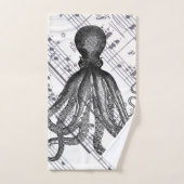 rustige steampunk  octopus bad handdoek (Handdoek)