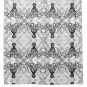 rustige steampunk  octopus douchegordijn (Voorkant)