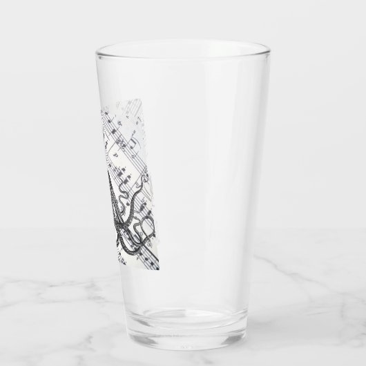 rustige steampunk  octopus glas (Links)