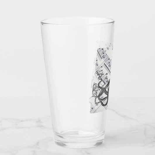 rustige steampunk  octopus glas (Rechts)