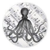 rustige steampunk octopus keramische knop (Voorkant)