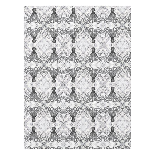 rustige steampunk  octopus tafelkleed (Voorkant)