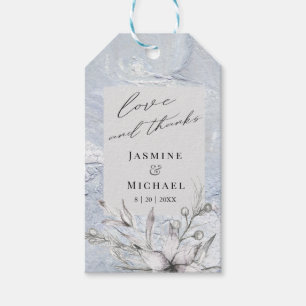 rustige stencil botanic dank u label cadeaulabel