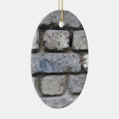 Rustige stenen muur keramisch ornament (Rechts)