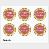 Rustige Stippen Holiday Stickers (Vel)