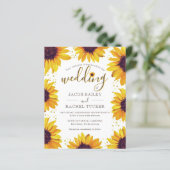 Rustige Stippen van de Gele Zonnebloem (Staand voorkant)