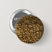 Rustige Stone Wall Ronde Button 5,7 Cm (Voorkant /achterkant)